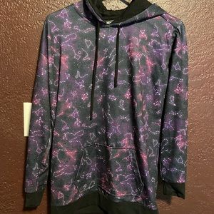 Hot topic galaxy/constellation zodiac hoodie sizeM